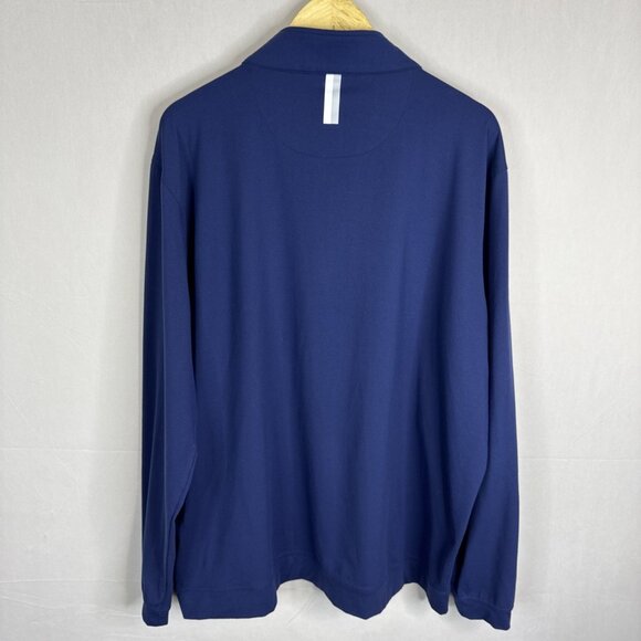 Rhoback Pullover Shirt Mens XXL Blue Quarter Zip Pullover Performance Golf - Picture 5 of 5